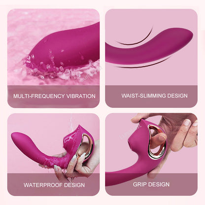 Handheld Suction Insertable Vibrator