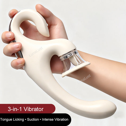 Clitoral Sucking & Tongue Licking G-Spot Vibrator