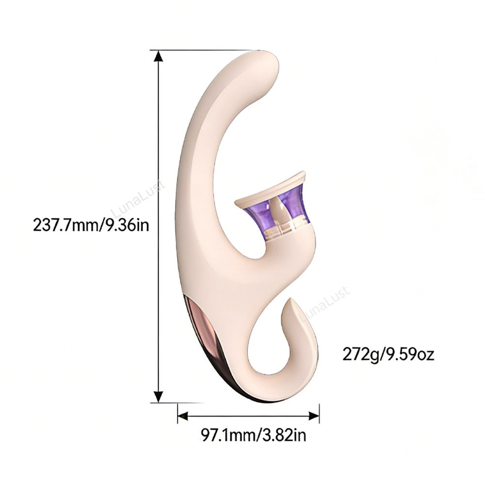 Clitoral Sucking & Tongue Licking G-Spot Vibrator