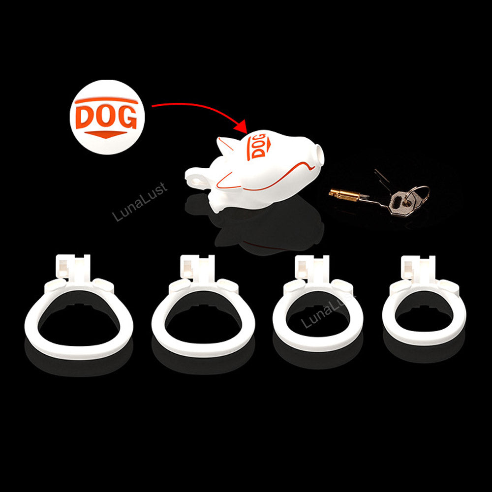 Dog Head Male Chastity Cage
