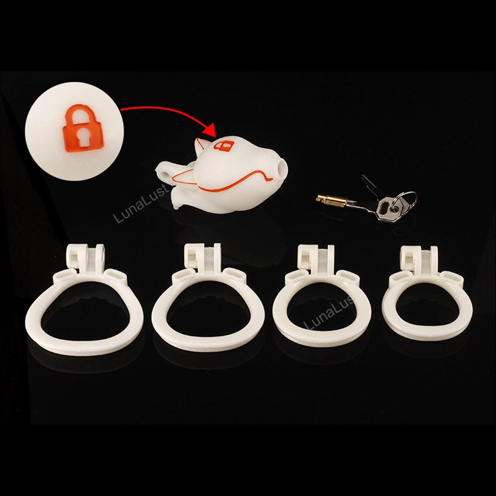 Dog Head Male Chastity Cage