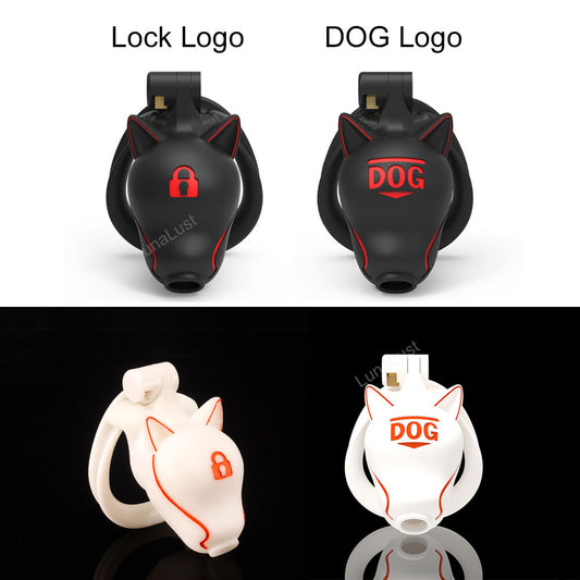 Dog Head Male Chastity Cage