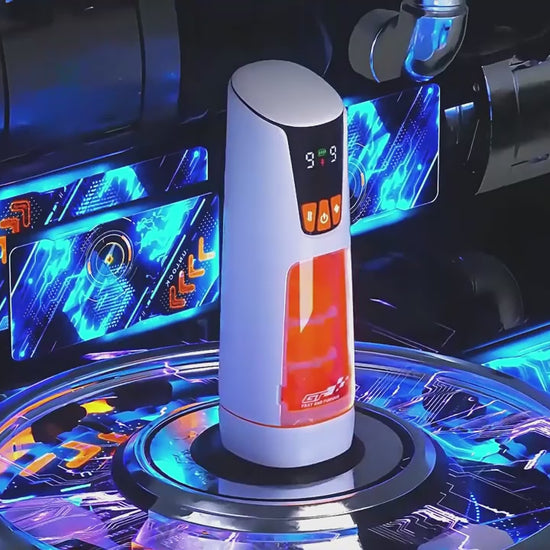 Telescopic & Vibrating Male Masturbator 