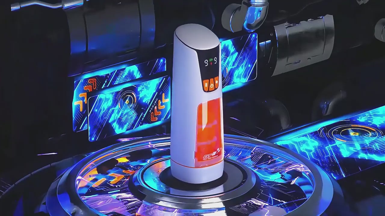 Telescopic & Vibrating Male Masturbator 